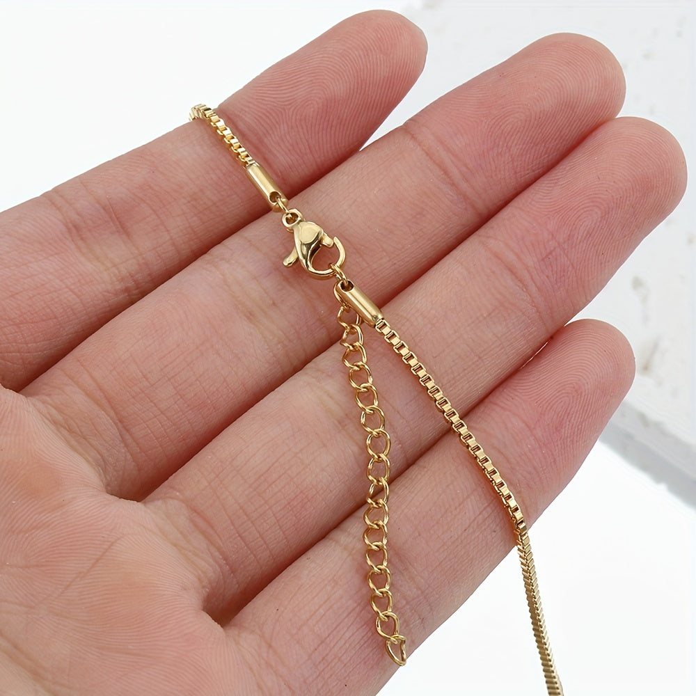 5pcs Stainless Steel Chain DIY Bracelet Necklace Anklet Jewelry