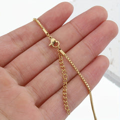 5pcs Stainless Steel Chain DIY Bracelet Necklace Anklet Jewelry