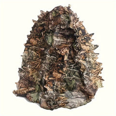 Camouflage Leaf Cover Headgear for Fishing