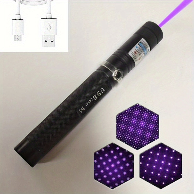 Green Laser Pointer USB Charging Built in Laser Torch High Powerful