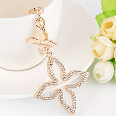 Four Leaf Clover Car Key Chain Pendant Bag Decoration