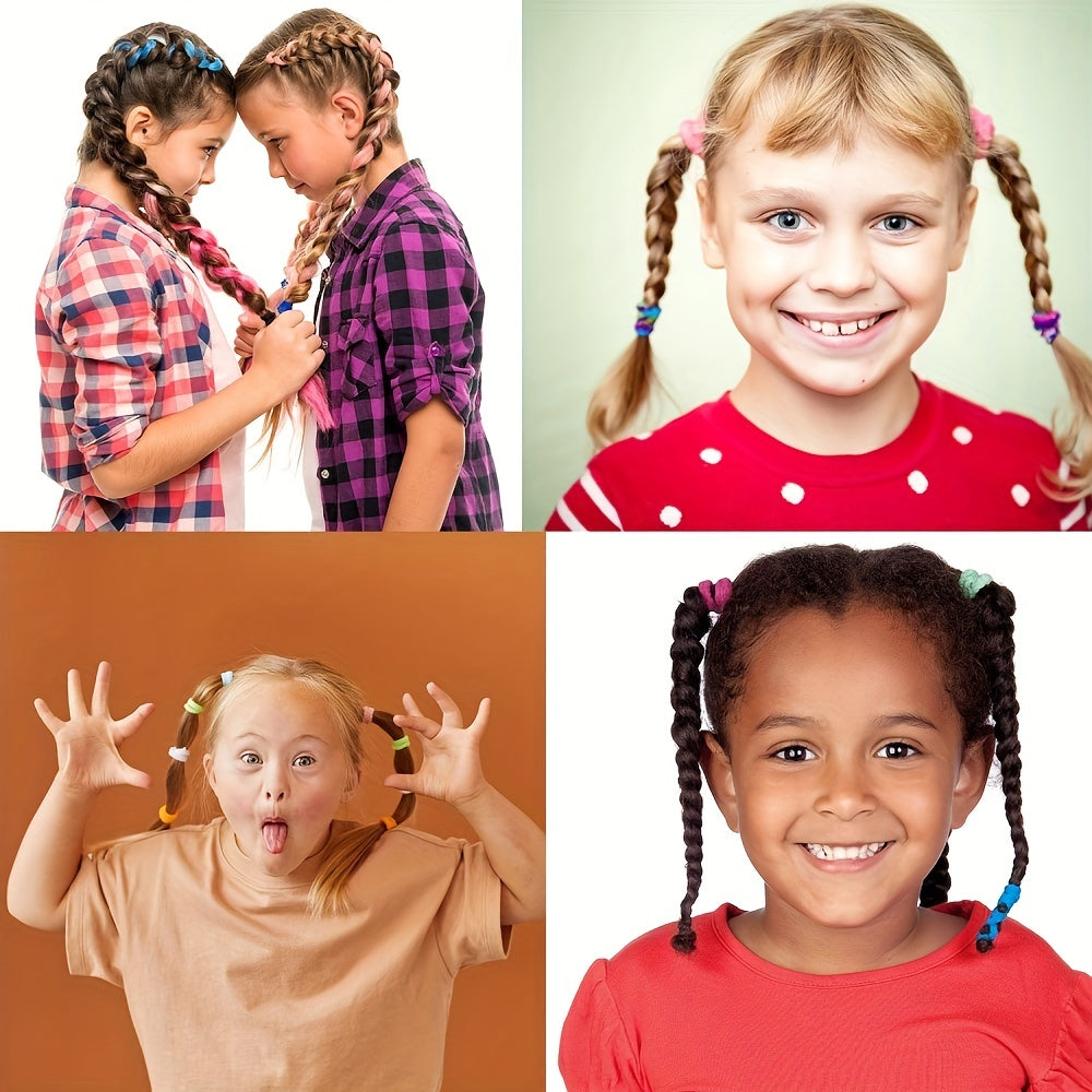240pcs Small Rubber Band Hair Rings Elastic Hair Accessories for Kids