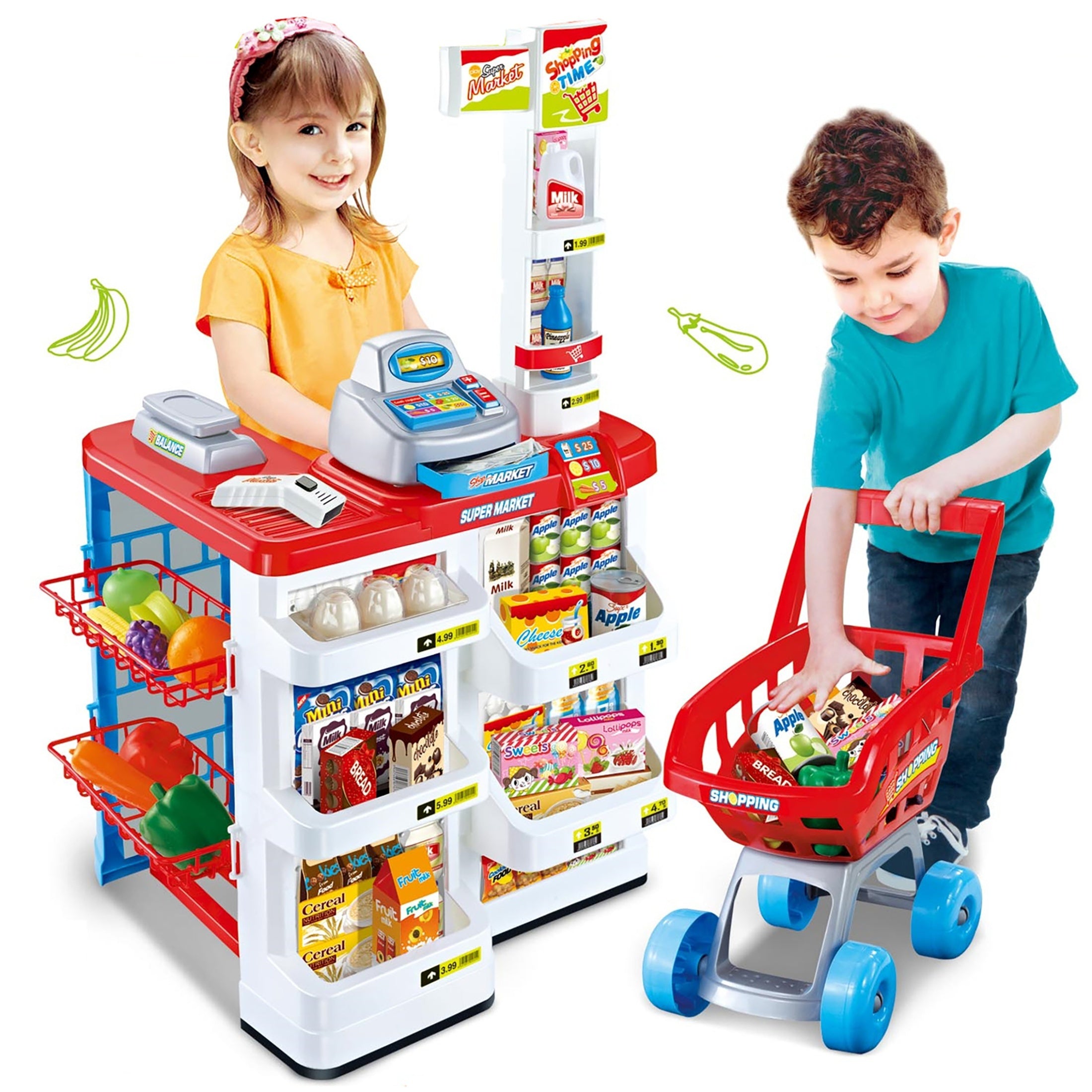 Educational Pretend Play Toy Set with Accessories, Ages 4-8