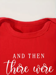 Funny Letter Print Cotton Baby Onesies Soft Round Neck 0-24M