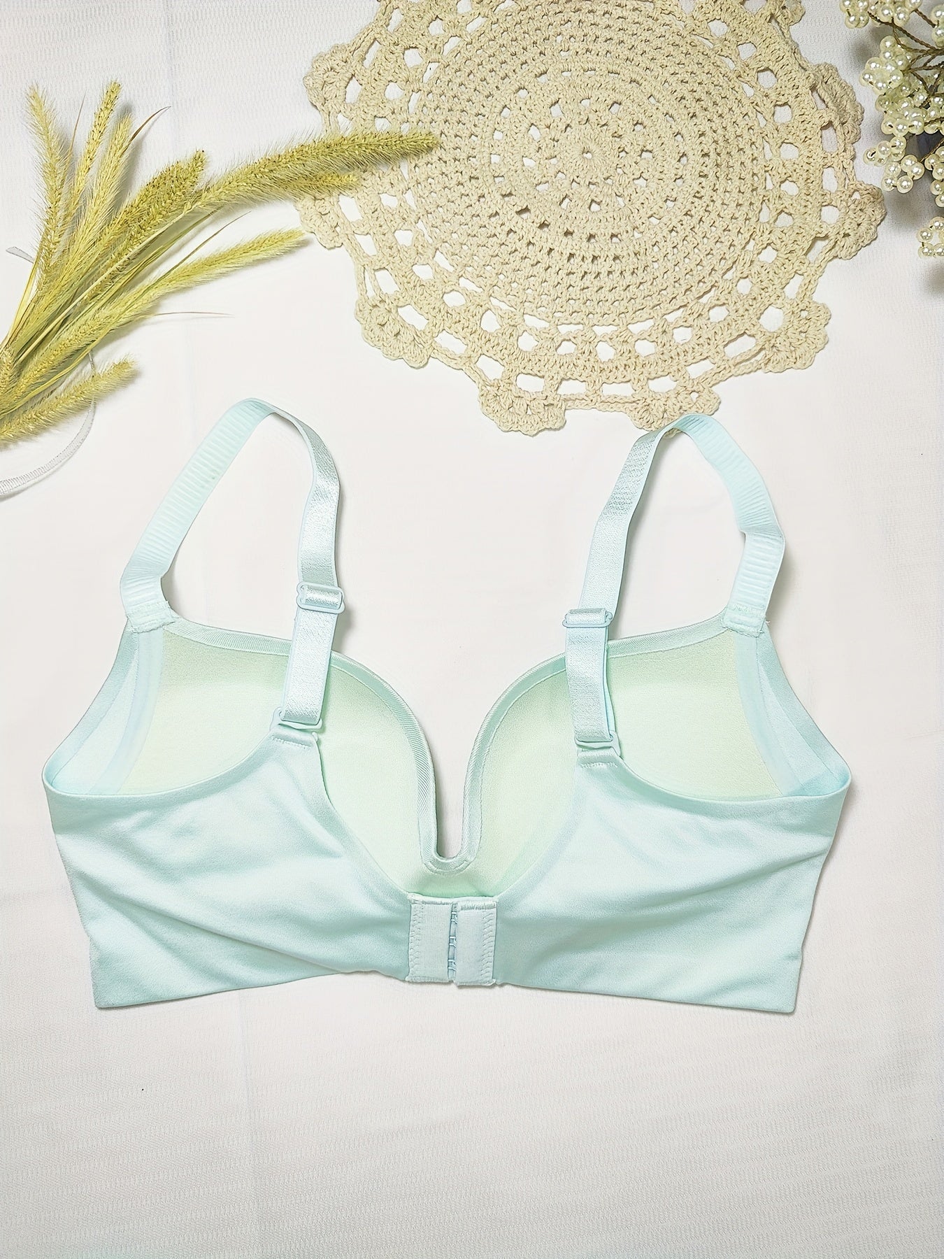 Solid T Shirt Bra Push Up Bra Women's Lingerie