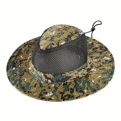 Camouflage Fishing Hat Sun Protection Bucket Hat for Outdoor Activities