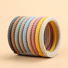 Silicone Teething Rings for Babies, BPA-Free Teether Bracelet
