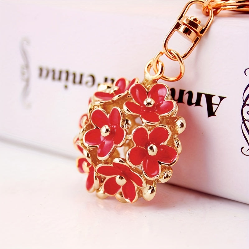 Lucky Clover 5 Leaf Keychain Stylish Bag & Car Accessory