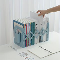 Retractable Bookshelf for Students, Desktop Bookcase, Folding Style, Tibetan