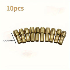 10pcs Mini Drill Chucks Adapter Set 0.5mm-3.2mm Power Rotary Tool