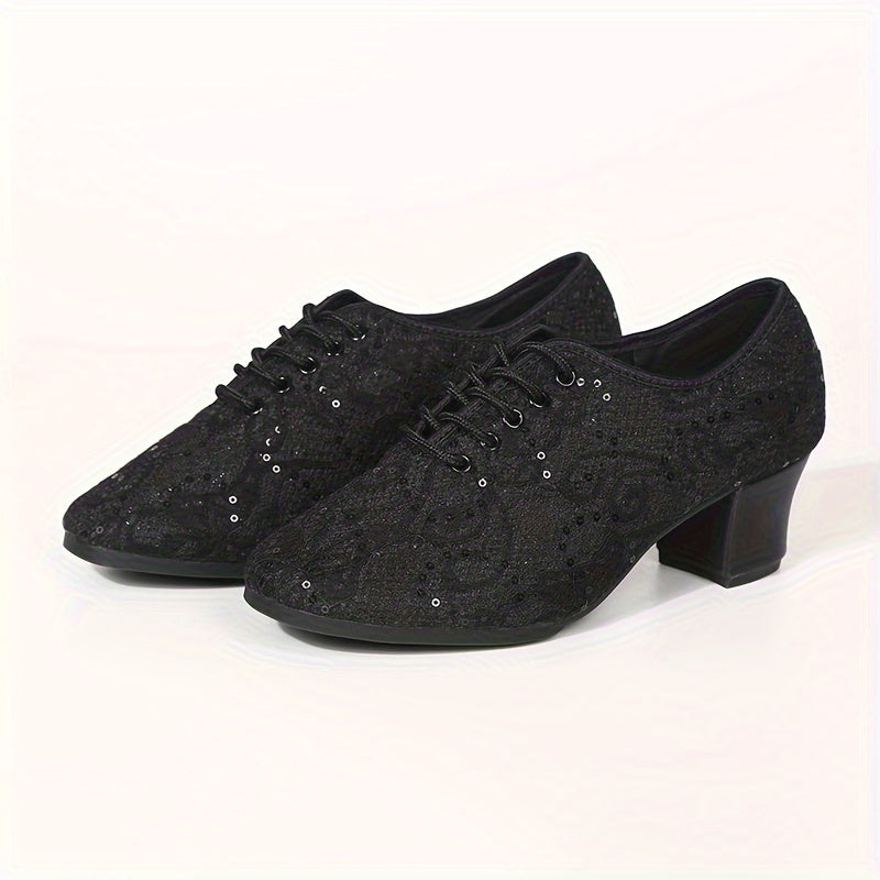 DADAWEN Women's Latin Dance Shoes