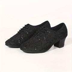 DADAWEN Women's Latin Dance Shoes