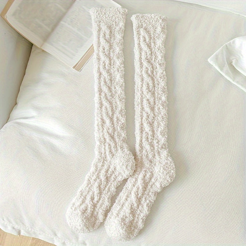 Warm Knee High Calf Socks for Women