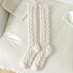 Warm Knee High Calf Socks for Women