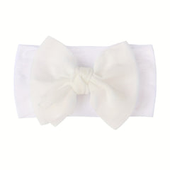 Stylish Bow Headband for Girls Elastic Wide Brim Hair Accessory