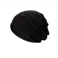 Warm Pile Hat Cold Hat Mens And Womens Pullover Hat Beanie Hat