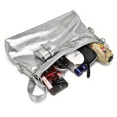 Large Capacity Hobo Bag Casual Tote Bag Women's Versatile Shoulder Bag