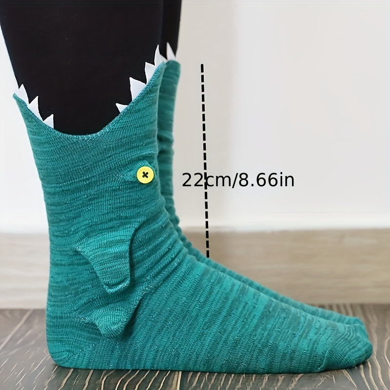 Christmas Crocodile Knit Cuff Socks Hand Knitted Winter War