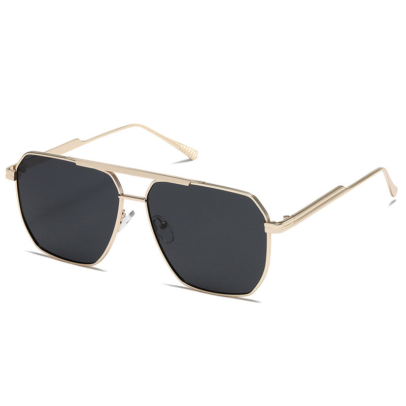 Polarized Square Sunglasses UV400 Men Women Metal Outdoor Eyewear
