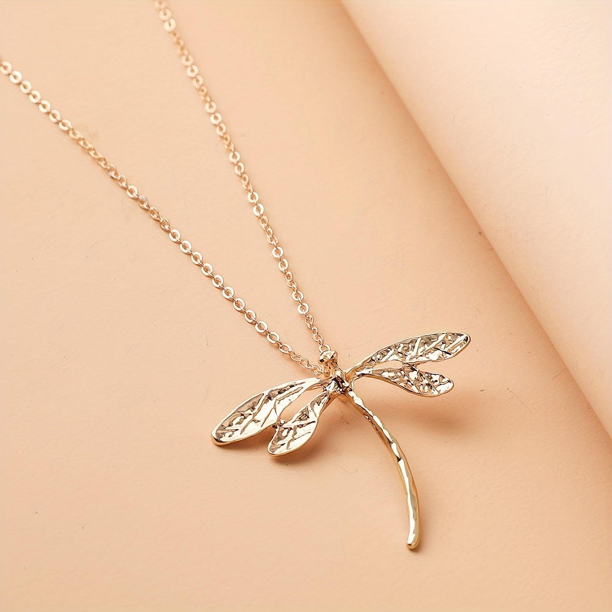 Dragonfly Necklace Natural Insect Pendant Gift For Girlfriend Mother