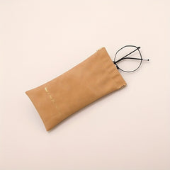 Velvet Glasses Bag Automatic Closure Sunglasses Pouch