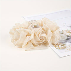 Large Solid Hair Claw Bow Hair Clip for Women