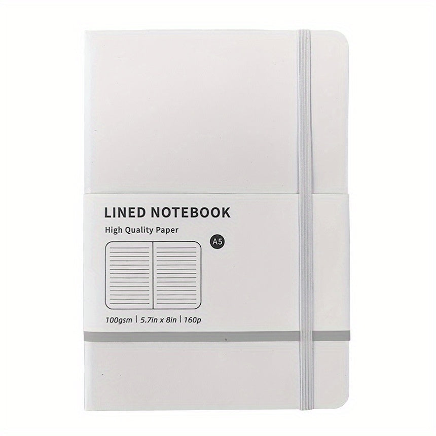 A5 Hardcover Notebook Horizontal Line Inner Page Business Office Notepad