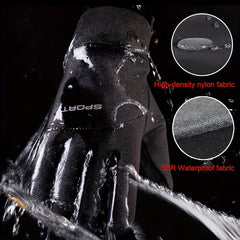 Winter Warm Thickened Gloves Windproof Waterproof Anti slip Touch Screen