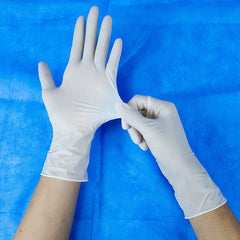 5mil 100pcs Disposable Latex Gloves Powder