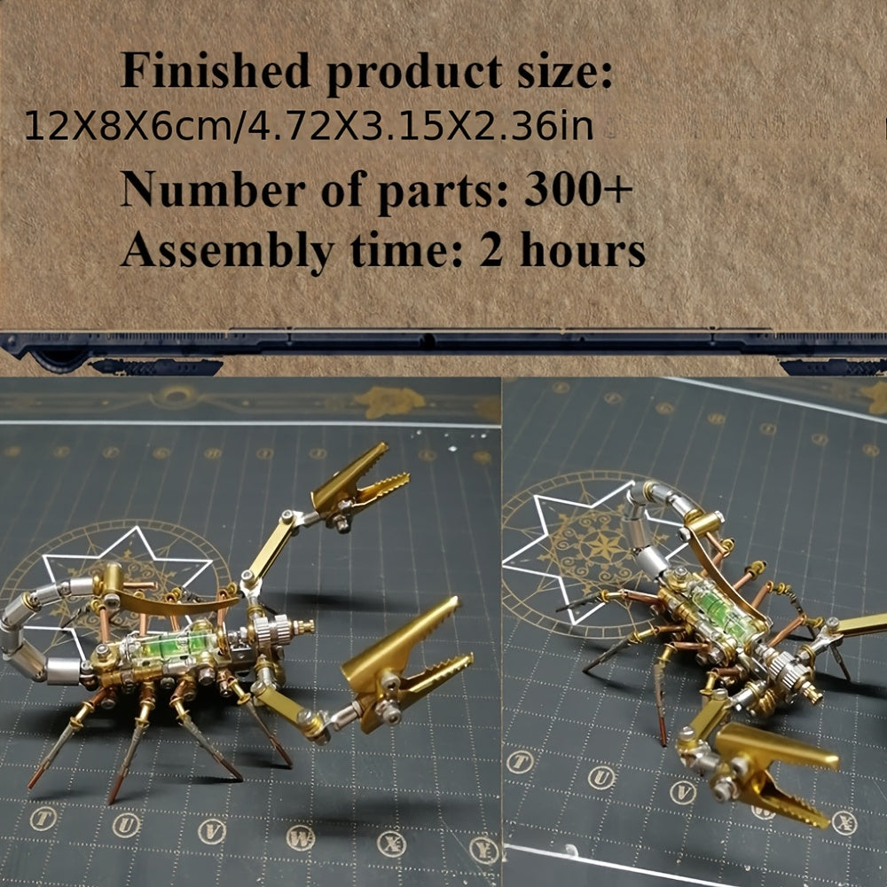 Mechanical Scorpion Metal Assembly Model Toy Gift