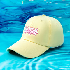 Solid Baseball Cap BABY GIRL Embroidery Sun Hat Casual Sports Hat