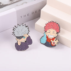 Anime Enamel Pin Cartoon Brooches Pin Cosplay Lapel Pin Metal Badges