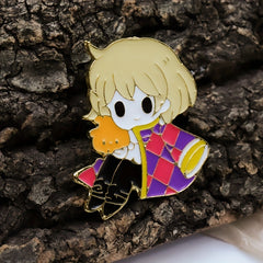 Cartoon Girl Pattern Enamel Backpack Pin