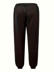 York & Number 7 Print Joggers Men's Casual Stretch Waist Drawstring Sweatpants