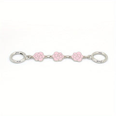 Camellia Flower Extension Chain Handbag Strap Extender