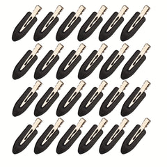 24pcs Duckbill Hair Clips Salon Non Crease Hair Slides Clip
