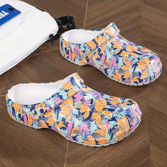 Women's Lightweight Breathable Closed Toe Clogs