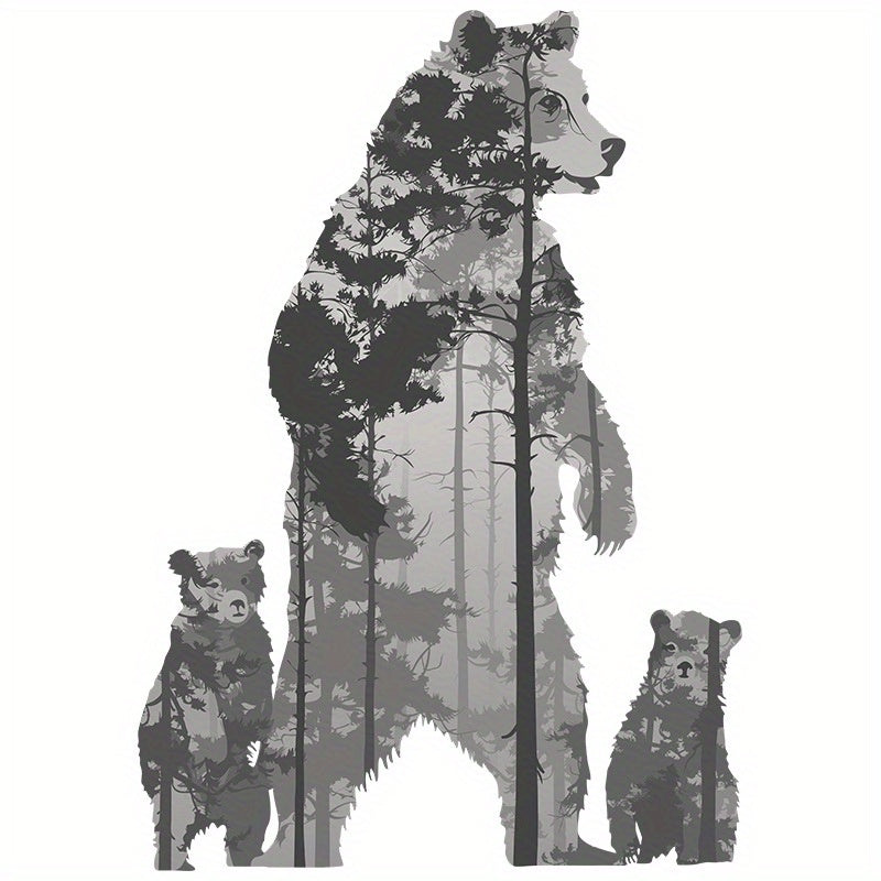 Cartoon Polar Bear Wall Sticker Children's Bedroom Decoration