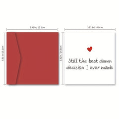 Romantic Anniversary Card Birthday Card For Girlfriend Boyfriend Wife Husband