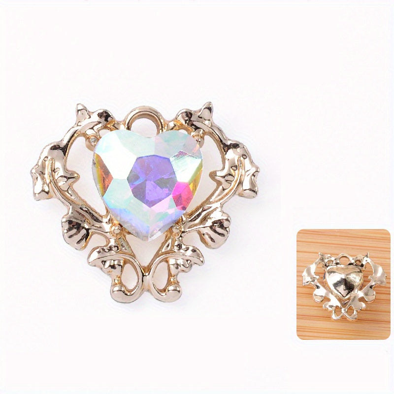 Multicolor Crystal Pendant Chain Pendant For Necklace