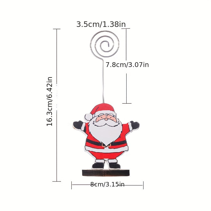 Christmas Wooden Small Ornaments Desktop Decorations Delicate Mini Decor
