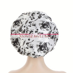 Satin Bonnet Elastic Hair Wrap Single Layer Cap