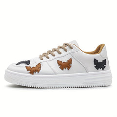 Men's Bats Lace-up Sneakers Skate Shoes Good Grip Breathable