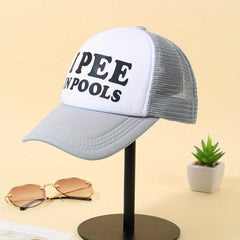 Hip Hop Baseball Cap Unisex Mesh Trucker Hat Adjustable Sunshade Dad Hat