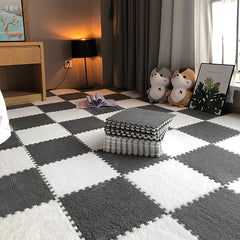 12pc Washable Foam Floor Mat 12x12 Patchwork Grounding Rug for Household Use