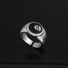 Men's Oil Drop Finger Ring No 8
