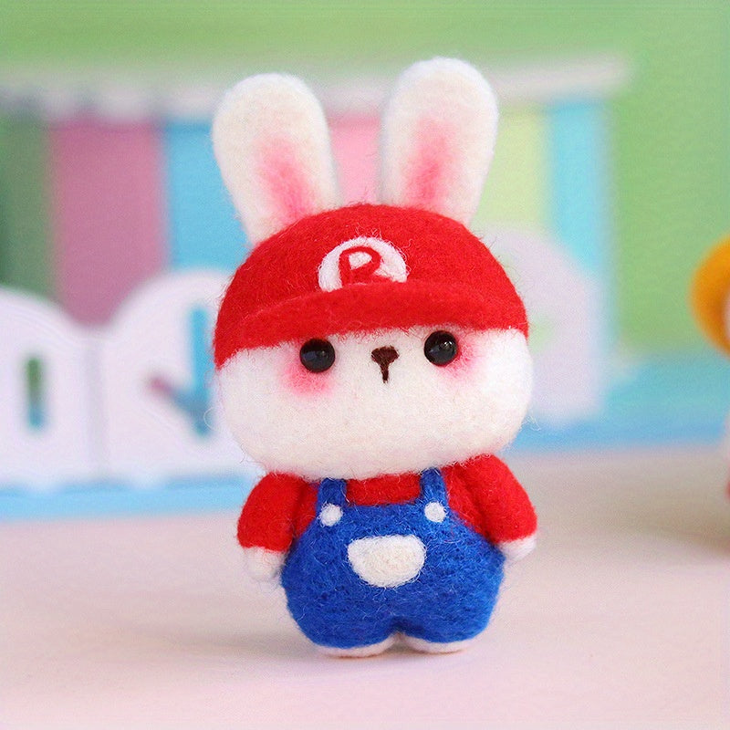 Stylish Rabbit Series Wool Felt DIY Material Kit