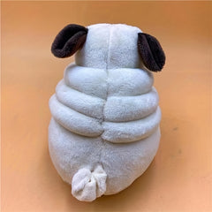 Plush Fat Dog Stuffed Animal Soft Cuddle Pet Toy