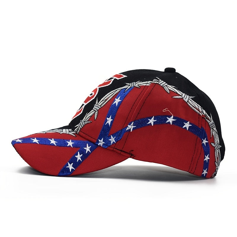 Letter Embroidery Football Baseball Cap Unisex Star Cap Hip Hop Casual Outdoor S