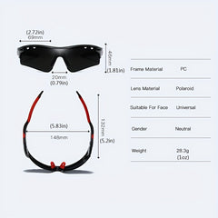 Men's Polarized Outdoor Sports Sunglasses Anti Wind Sand 8502